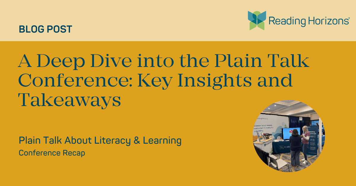 A group of educators and literacy experts engaged in a keynote session at the Plain Talk About Literacy and Learning conference.