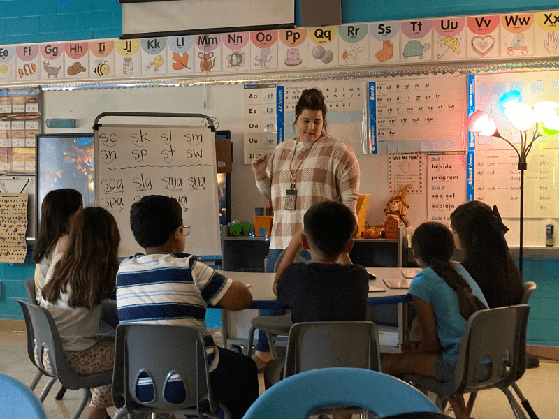 Reading Horizons teacher and class