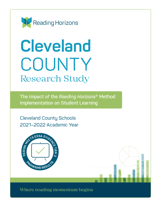 Reading Horizons research study for Cleveland County