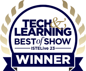 Tech and Learning Best of Show award badge
