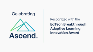 EdTech Breakthrough Award for Ascend