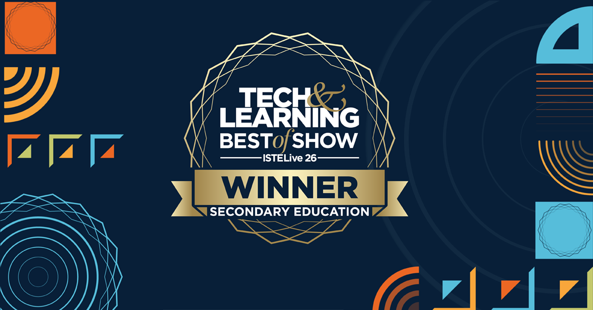 Tech & Learning Best of Show Secondary Learning